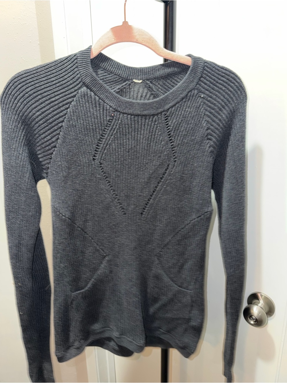 Lululemon Gray Knit Long Sleeve Sweater –. XS